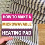 how to make a microwavable heating pad pinterest picture