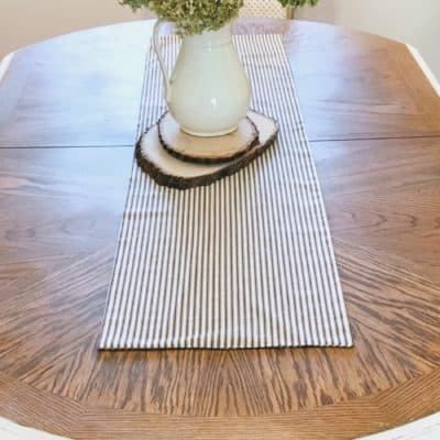 How to Make a Farmhouse Table Runner