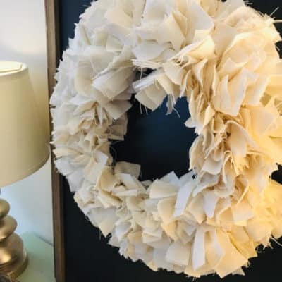 How to Make a Beautiful Fabric Wreath