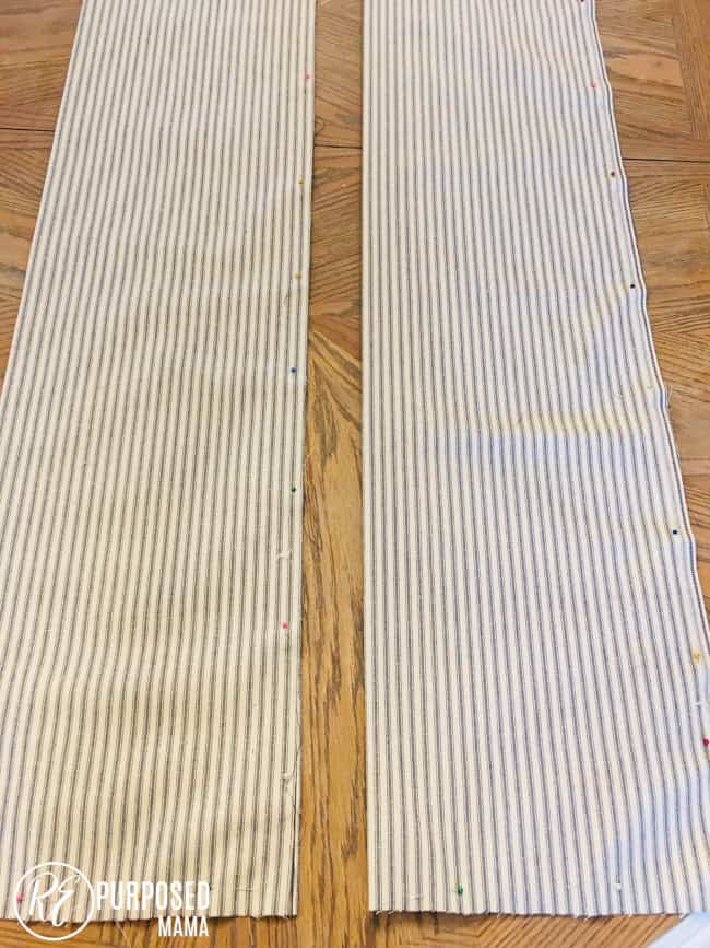 How to Make a Farmhouse Table Runner - A Well Purposed Woman
