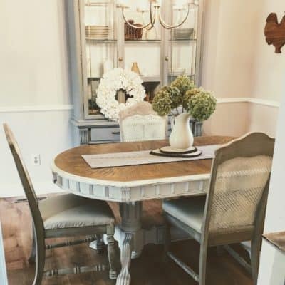 The Amazing Farmhouse Dining Room Chair Makeover
