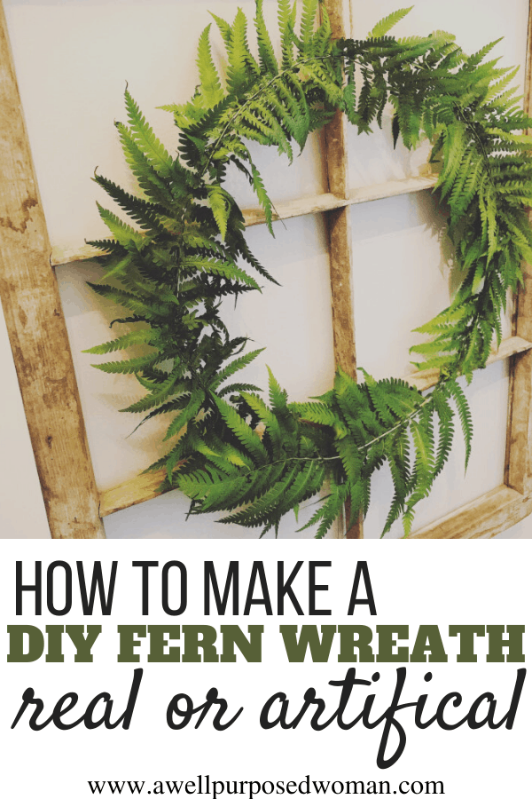 How to Make a DIY Fern Wreath