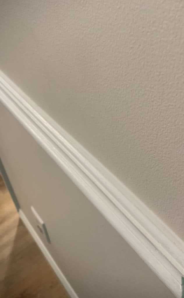 How to paint trim white tutorial without sanding