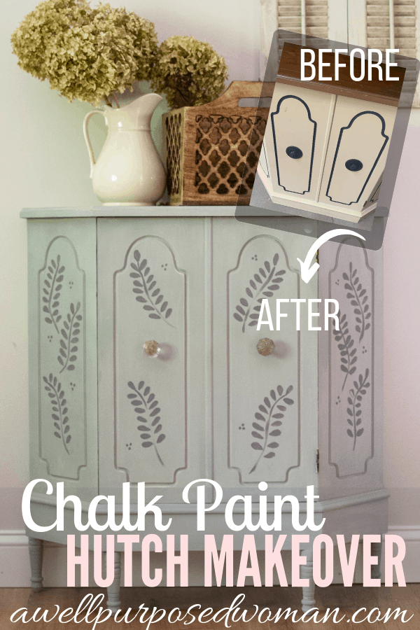 Little Gray Chalk Paint Dresser Makeover Before And After A