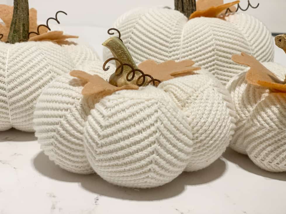 How to Make Fabric Pumpkins from Old Sweaters A Well