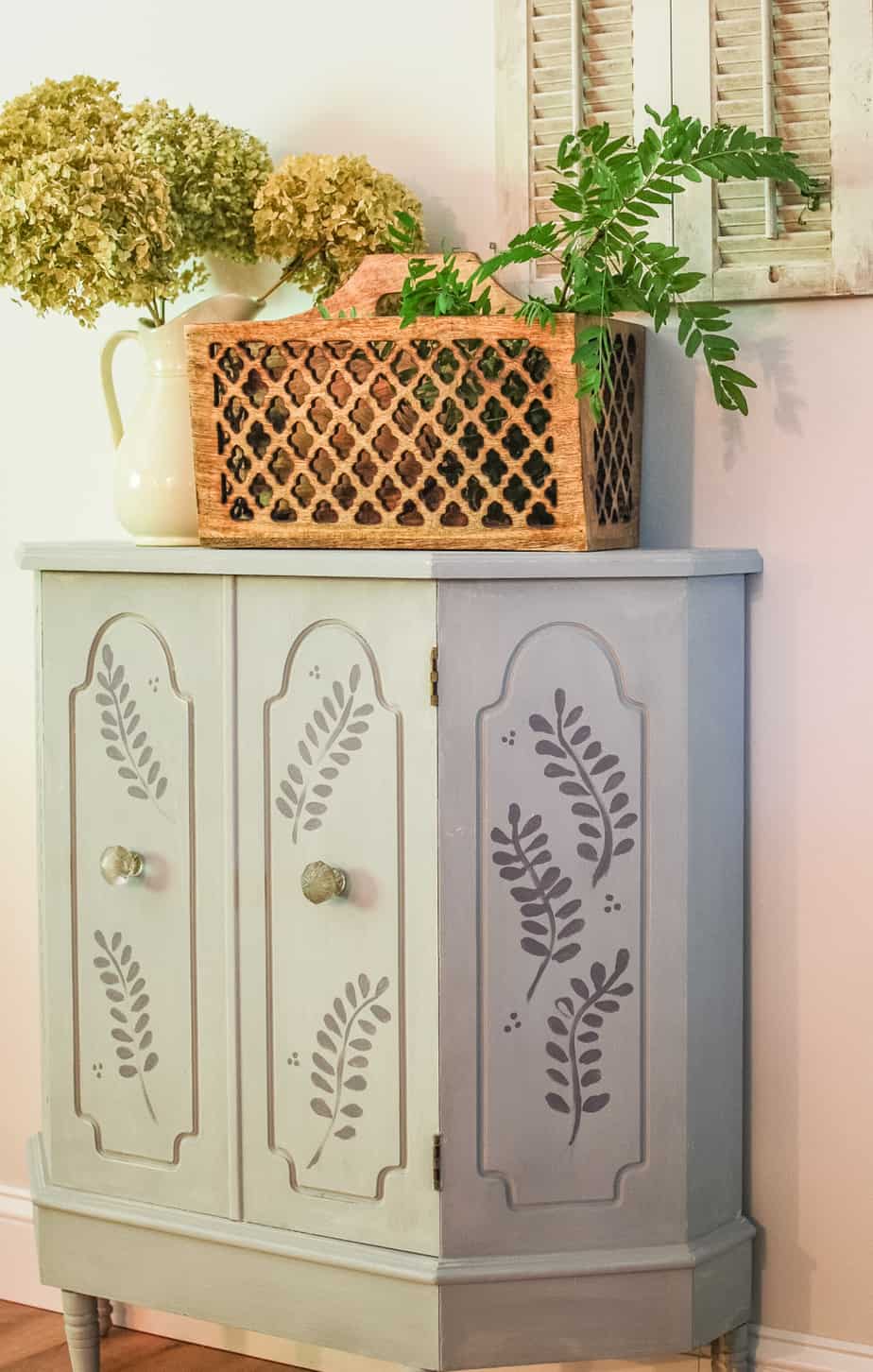 Little Gray Chalk Paint Dresser Makeover Before And After A