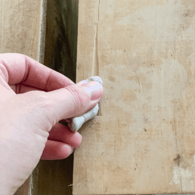 easy way to repair veneer on furniture