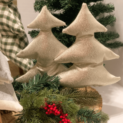 How to Make DIY Fabric Christmas Trees (with Free Pattern)