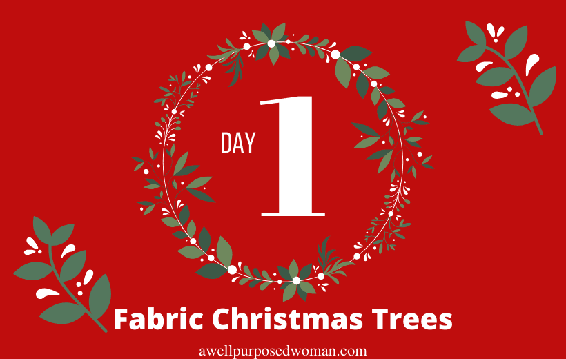 How to Make Fabric Christmas Trees Free Pattern