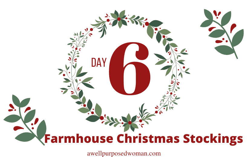 Farmhouse Christmas Stocking Pattern