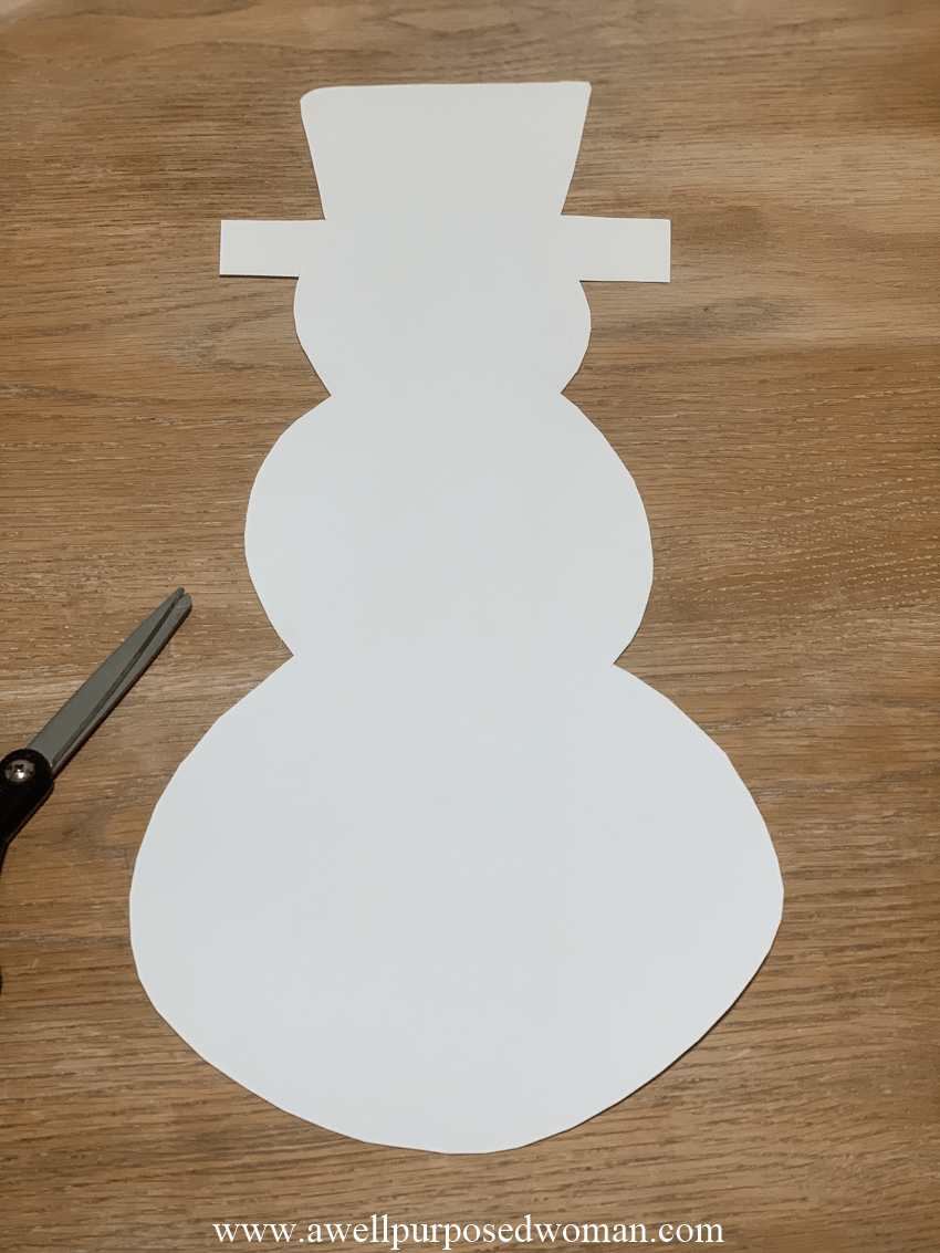 Grain Sack Fabric Snowman (with Free Pattern) - A Well Purposed Woman