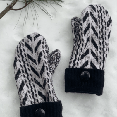 How to make Sweater Mittens Free Pattern