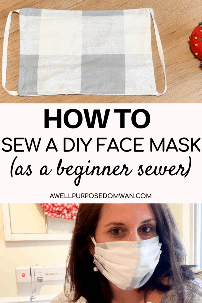 how to sew a diy face mask