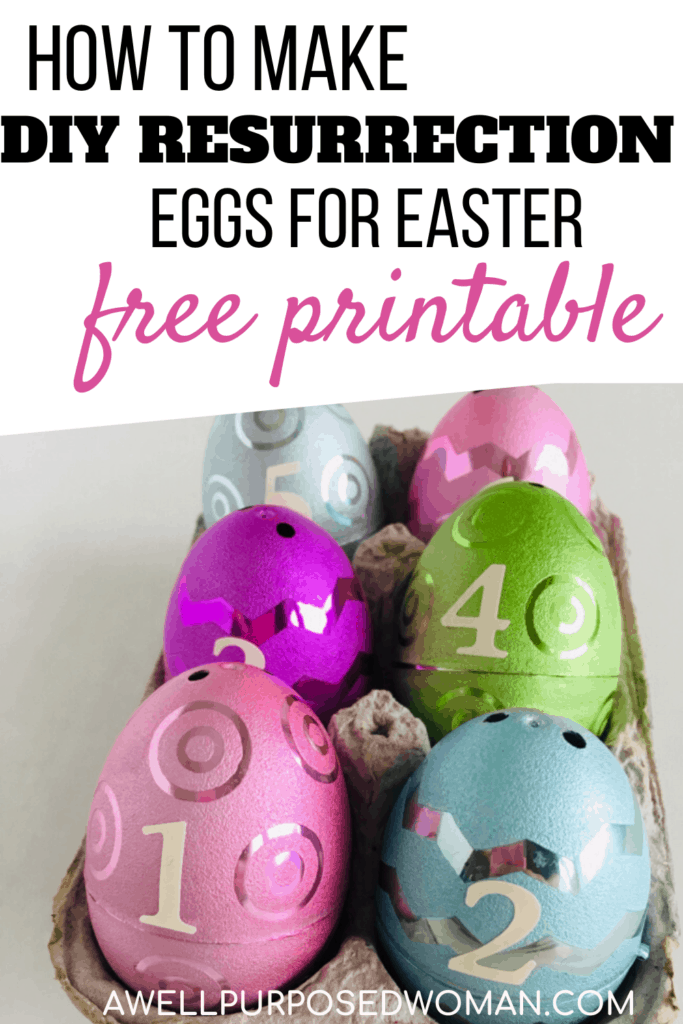 how to make diy resurrection eggs free printable