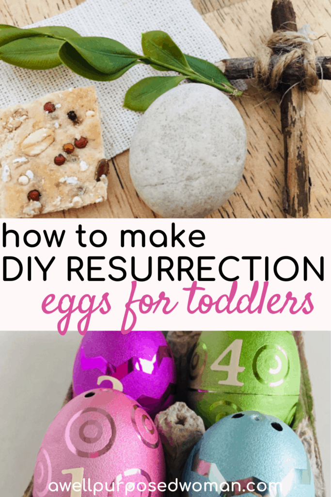 How to Make DIY Resurrection Eggs Free Printable for Toddlers - A