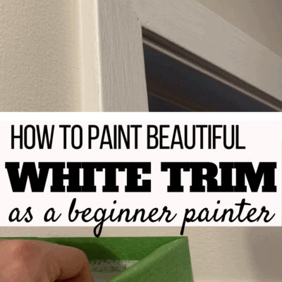 How to Paint Beautiful White Trim from A Professional Painter