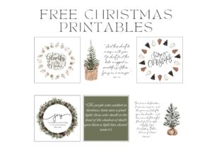 Free Christmas Christian Printables: Gift Day on our Countdown! - A ...