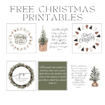 Free Christmas Christian Printables: Gift Day on our Countdown!