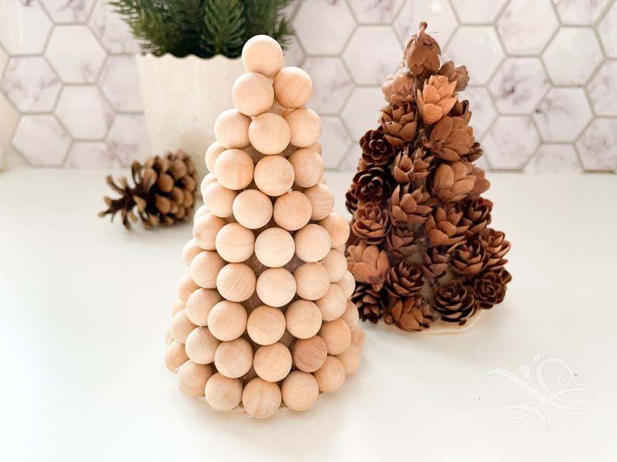 Cone Shaped Christmas Tree Decorations Party Favors Kids Paper Mache Cones