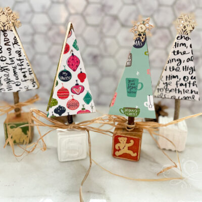 How to Make an Easy Wood Christmas Tree Craft