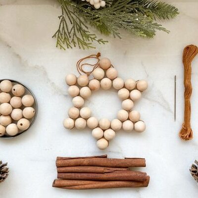 How to Make a Star out of Wooden Beads