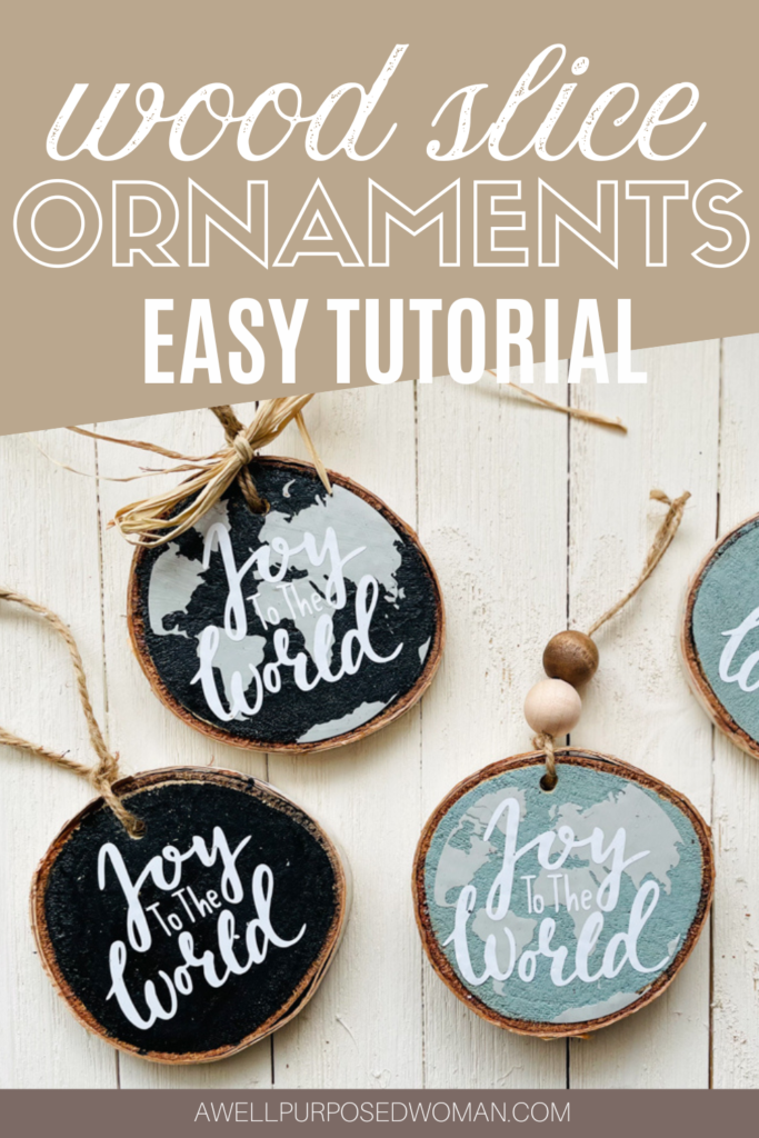 DIY Handcrafted Wood Slice Animal Ornaments - Christmas and Year Round  Display
