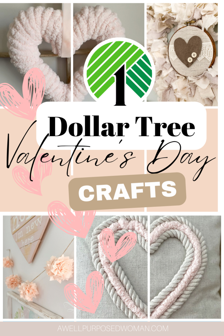 How to Make 7 Easy Dollar Tree Valentines Day Crafts with Repurposed ...