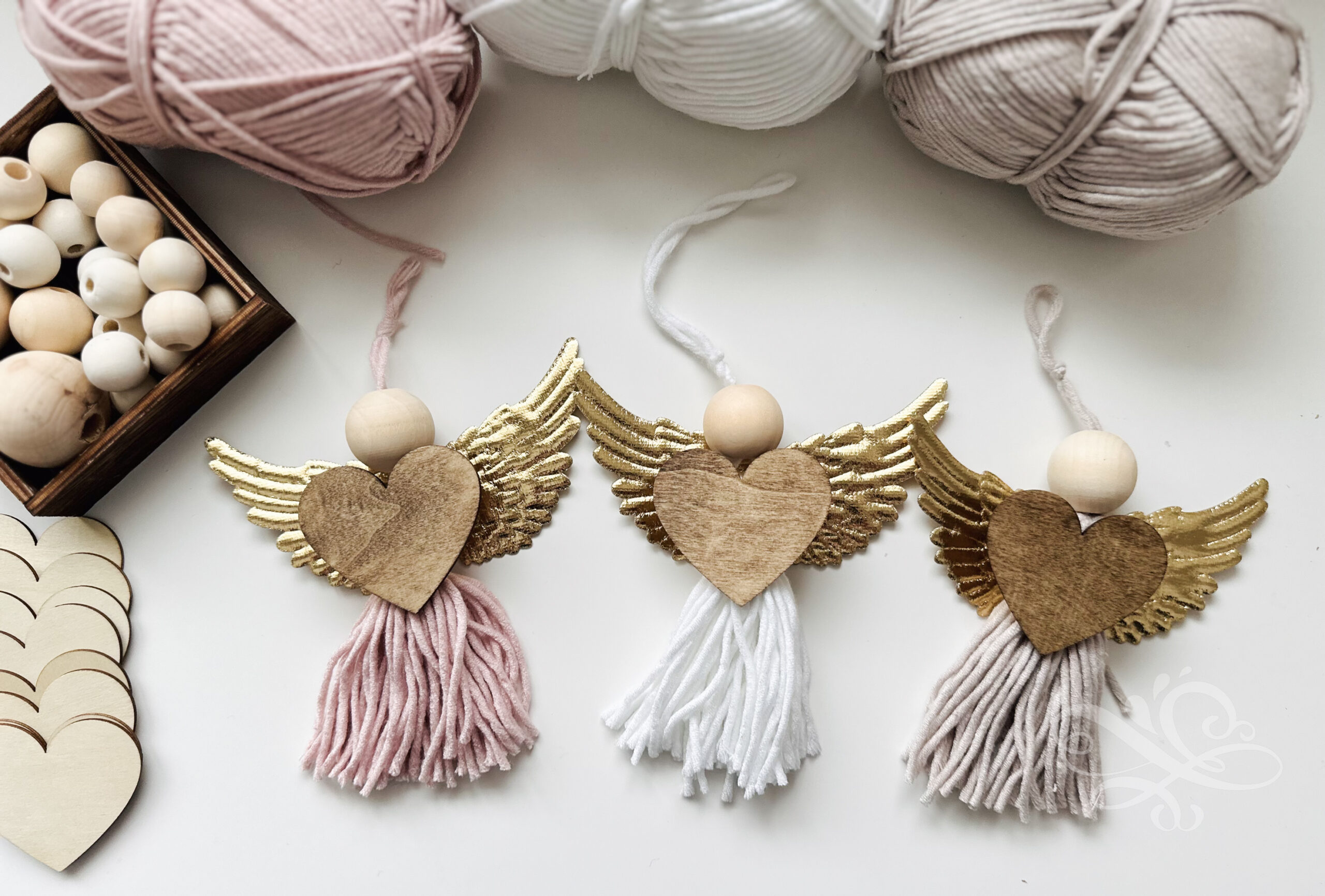 How to Make a Heart Angel Ornament