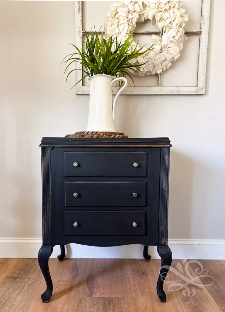 How to Paint Furniture Black Distressed The Easy Way A Well Purposed