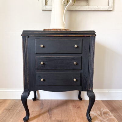 How to Paint Furniture Black Distressed The Easy Way
