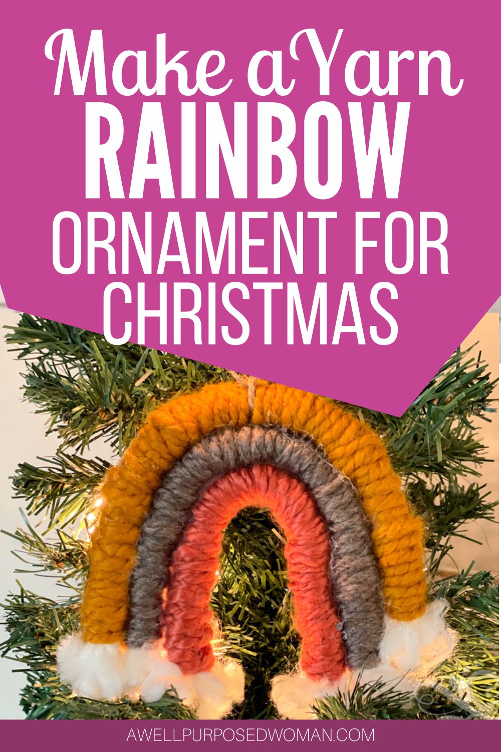 Easy Way to Make a Yarn Rainbow: Jesse Tree Day 3 - A Well Purposed Woman